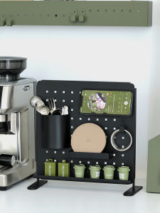 Nordic Style Desktop Hole Board Multi-Functional Storage Rack Original Stationery Organizer Ins Style Arrangement Rack