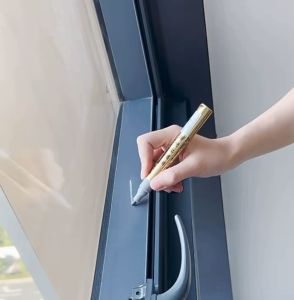 (SG Seller) ★ Colour Touch Up Marker Pen (Waterproof) ★ Paint Color Restore Repair Metal Aluminium Alloy Stainless Plastic Steel Car Furniture Window Door Appliance Glasses Frame Matte Black White Brown Silver Grey Gold