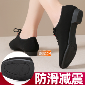 Giày Khiêu Vũ Latin Đế Phẳng Chống Trượt Cho Nữ Giày Khiêu Vũ Khiêu Vũ Vuông Giày Khiêu Vũ Mềm Mại Giày Khiêu Vũ Chống Trượt