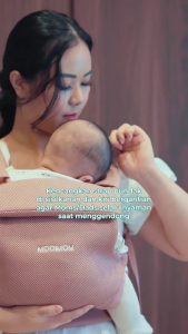 Mooimom Wonder Carrier Pure Series Gendongan Bayi SSC M-Shape Ergonomis Breathable 3D Air Mesh Ringan & Nyaman