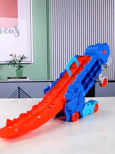 Transforming dinosaur truck toys dinosaur devouring vehicles transforming track vehicles boys toys