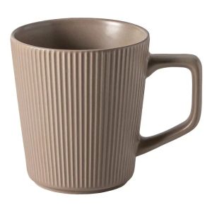 Cốc Sứ Bắc Âu 500ml Bề Mặt Mờ Có Tay Cầm Màu Trơn Hình Dạng Sọc Thân Thiện Với Môi Trường Dùng Uống Sữa Cà Phê Nước Thích Hợp Cho Nhà Và Văn Phòng