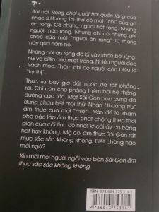 Sách Sài Gòn Ẩm Thực Sắc Sắc Không Không