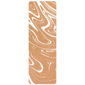 heybody | Odorless Natural Rubber Non-slip Portable Cork Yoga Mat