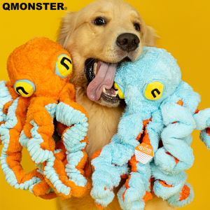 QMONSTER | Interactive Sounding Pet Toy for Medium to Large Dogs Plush