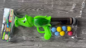 SÚNG BẮN ĐẠN XỐP HÌNH CÂY ĐẬU – ĐỒ CHƠI BẮN BÓNG AN TOÀN CHO BÉ TRAI/BÉ GÁI