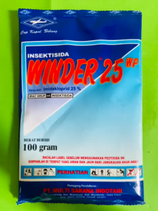 Insektisida WINDER 25wp pengendali wereng kutu putih isi 100gr dari cap kapal terbang