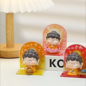 Bức Tượng Phật Tổ Chibi Phong Cách Châu Âu Có Bệ Mica Trang Trí