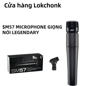 Kim Loại SM57 Cardioid Năng Động Micro Cầm Tay Chuyên Nghiệp Có Dây Giọng Hát Mic Cho Sân Khấu Hát Ghi Âm Karaoke