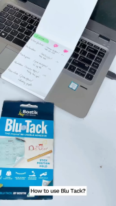 Bostik Blu Tack Reusable Multipurpose Adhesive 75g Original White and Colour