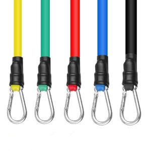 11-Piece Set Fitness Resistance Band Kit Gourd Hook Multi-Functional Tension Rope Gymnastic Sports Equipment Popular Item