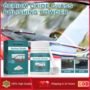 ⭐️【มีในสต๊อก+คลังสินค้าท้องถิ่น】⭐วัสดุกระจกสำหรับลบรอยขีดข่วนเครื่องมือซ่อมแซมรอยขีดข่วนคุณภาพสูงซีเรียมออกไซด์คืนความชัดเจนผงขัดเพชรเทียมใช้งานง่าย