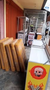 Booth Portable/ Booth Portabel/ Gerobak Lipat/ Booth Lipat/ Gerobak Murah/ Murah/ Booth Minimalis Booth Lipat Portabel Gerobak Lipat Aluminium Murah Booth 80 Gambar Dengan Atap - Lazada
