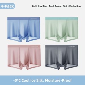 Cool Silk Thin Breathable Mens Boxer Shorts