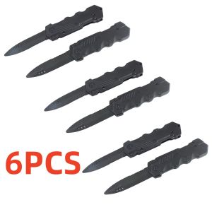 1pc Trick Dagger Knife Retractable SLIDE IN Blade Fun Joke Prank Halloween Prop Fake Gag Toys 20cm Hot Selling