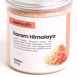 Garam Himalaya 1 kg Nowhealth Himalayan Pink Salt Organik Penyedap Rasa Bumbu Premium
