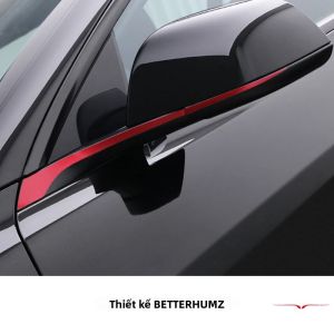 Phim Dán Trang Trí Gương Chiếu Hậu Xe Tesla Model 3 Model Y Juniper Highland 2024 Đổi Màu Phụ Kiện PVC PET