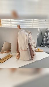 HGS Casual Backpack Japanese Harajuku Style Travel Backpack Korean Style Student Female Simple Schoolbag
