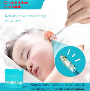 Perawatan Saluran Telinga Dengan Sendok Telinga Portabel & Alat Pembersih Telinga
