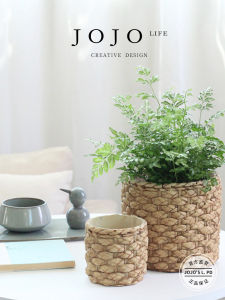 JOJOS L. PD.conscious. Bồn Hoa Mô Phỏng Cỏ Dại Sáng Tạo Chống Mốc Dệt Gạch Bê Tông Tự Giác Phong Cách Hiện Đại Đơn Giản