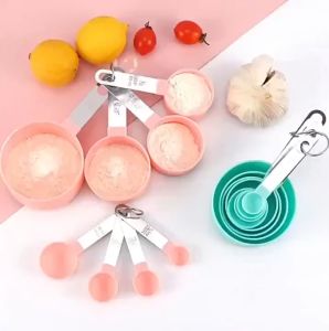 Bộ muỗng thìa đong định lượng làm bánh đủ 8 kích cỡ khi nấu ăn trang trí nhà bếp