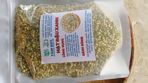 hạt đỗ xanh sấy khô tách đôi gói 1kg