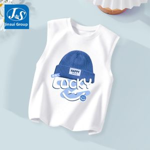 JS | Summer Thin Sleeveless T-shirt Childrens Clothing
