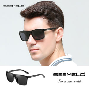 SEEMELO Sunglasses for Men Sunglasses Polarized Classical Fashion Glasses UV400 Sunglasses Outdoor Activities Sports Sunglasses Driving Fishing Racing Eyewear Non-slip PC Temples Sun Glasses