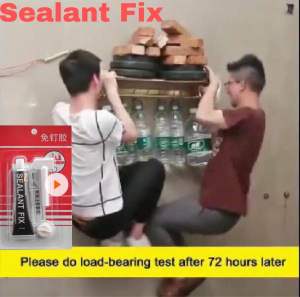 SEALANT FIX STRONG GLUE gam kuat dan tahan pelekat dinding Boleh tampung berat hingga 100kg