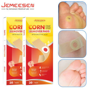 Dr.Jemeesen Corn Remover Pads for Feet Toes: 30 Pack Salicylic Acid Extra Strength Treatment - Fast Effective Medicated Bandages