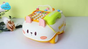 Wonderful Toys Baby English Music Telephone Toys Infant Early Learning Musical Cartoon Phones Toy Kids Education