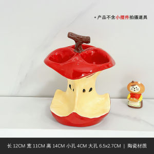 Creative Apple Shaped Electric Toothbrush Holder Bathroom Vanity Storage Base Cute Toothpaste Toothbrush Organizer Stand