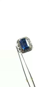 Cincin Permata Bangkok Cutting Shappire Ruby dan Emerald Mewah