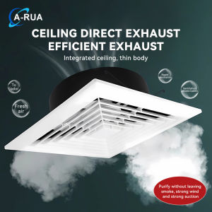 6/8/10/12 inch kipas ekzos Silent Bathroom Shutter PVC toilet Kitchen ventilation fan ejector fan Ceiling Exhaust Fan 抽风机