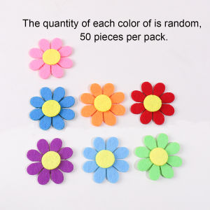 50 Pieces Colorful Daisy Small Flower Set Cute Flower Craft DIY Decoration Gifts Hair Accessories Clothing Accessories