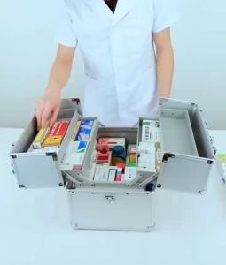 ชุดปฐมพยาบาล ชุดปฐมพยาบาลอลูมิเนียม ชุดแพทย์พกพา กล่องเก็บชูดยา ราคาที่เป็นไปได้