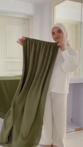 Big Salle Mukena Lesti Dewasa 3IN1 Traveling Bahan Crinkle Airflow Adem