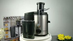 SOKANY 4000 800 Watt 2 Speed Stainless Steel Juice Extractor with Over Heat Protection (Free Adaptor)