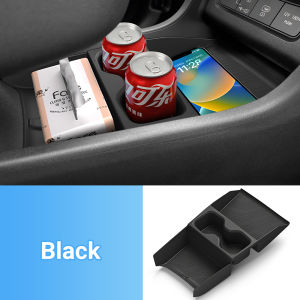For Hyundai Tucson 2025 2026 Center Console Organizer Tray Armrest Storage Box Glass Lift Switch Silicone Cover Car Accessories