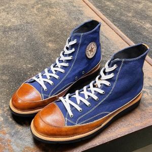 Retro American High Top Martin Boots Mens Workwear Thick Bottom Canvas Shoes Breathable round Toe Short Boots for Youth And Middle Age