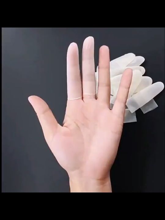 5Pcs Silicone Finger Protector Finger Caps High Temperature Resistant Anti-slip Finger Cover