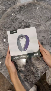 BOMIDI Spine Neck Massager Pengurut Leher Tulang Belakang MP3 4 Massage Modes Wireless Pulse Infrared Cervical Massage