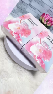 SADOER มาส์กหน้า Sakura Collagen มาส์กซากุระ ฟื้นฟูให้ความชุ่มชื้น ชะลอวัยให้ผิว ชุ่มชื้นอิ่มน้ำ 1กล่อง 10ชิ้น