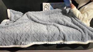 Homemazing Ph Thick Bed Blanket 200x210cm King Size | Kumot Makapal Double Sided Lamb Cashmere Fleece | Kumot Cotton Malambot | Blanket Cotton Kumot | King Size Blanket | Blanket Super Soft Fluffy - Lazada