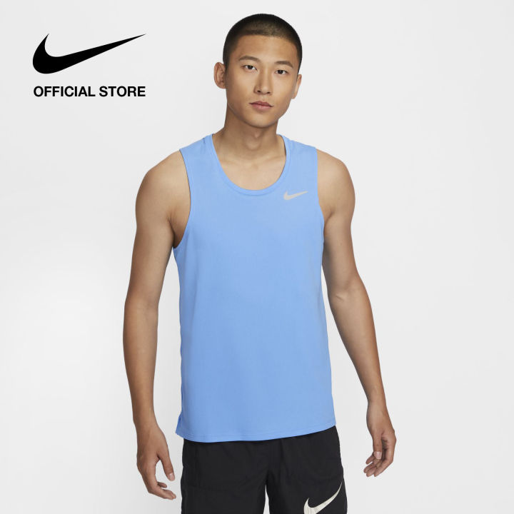 Nike Dri-FIT Tank Pria Miler Running University Blue [DV9322-412