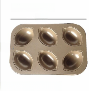 Export Overseas Japanese Style 6/12 with Lemon Cake Mold Non-Stick Madeline Cake Mold Baking Tool For Home Oven