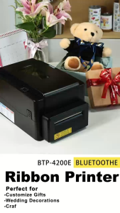 OFFICOM Barcode Printer BTP-4200E Multifunctional for Barcode Waybill Ribbon Clothes Etiketa & Sash