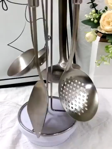 Stainless Steel Kitchen Utensils High Quality Wok Spatula Spoon Colander Frying spatula Soup Ladle Kitchen Cooking Utensilsn