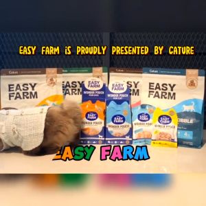 Cature Easy Farm Raw Coated Chicken Fish Lamb Recipe All Life Stages Grain Free Complete Cat Food 1.5KG