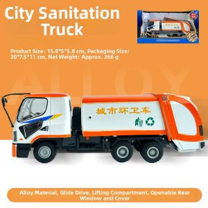 Simulation Trash Collection and Street Cleaning Vehicle Toy